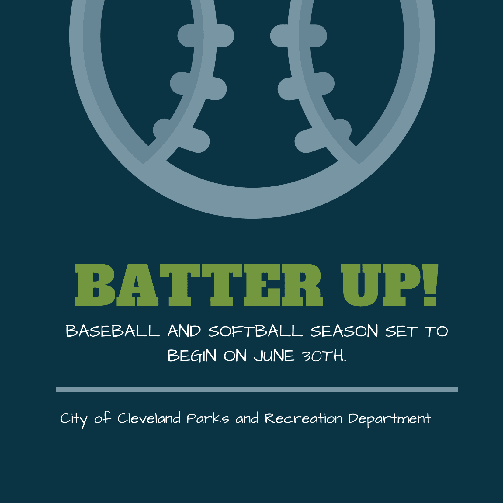 Blue and Orange Icon Baseball Invitation